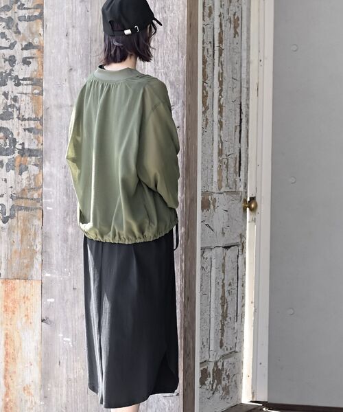 rps（アールピーエス）の「エステルシアーブルゾン（ブルゾン・レディース・ブラック/カーキ/チャコールグレー・フリー）」の12枚目の写真