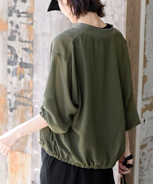 rps（アールピーエス）の「エステルシアーブルゾン（ブルゾン・レディース・ブラック/カーキ/チャコールグレー・フリー）」の16枚目の写真