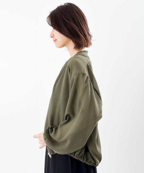 rps（アールピーエス）の「エステルシアーブルゾン（ブルゾン・レディース・ブラック/カーキ/チャコールグレー・フリー）」の18枚目の写真