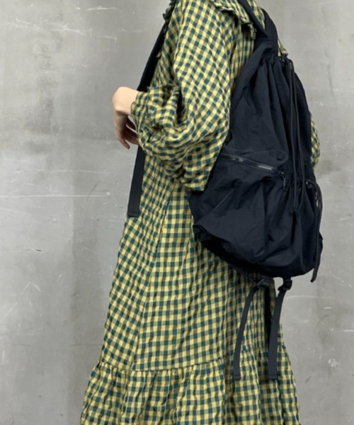 セール】【A4サイズ収納可能】巾着 ドローストリング / ナイロン