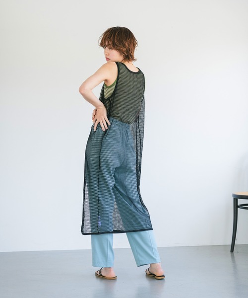 タグ付き LASUD メッシュ プリーツ 切り替え ジレ ベスト ベスト/ジレの商品一覧｜ファッション通販のYAMADAYA STORE
