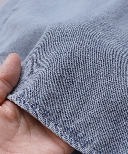 reca（レカ）の「半袖デニムシャツ（シャツ/ブラウス・レディース・ブルー/ブラック・FREE）」の20枚目の写真