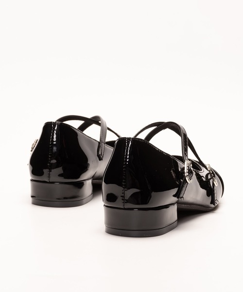 SVEC(シュベック)の「クロスストラップ ローヒール パンプス(パンプス・レディース・ブラック/シルバー/レッド・36/37/38/39/35)」の7枚目の写真