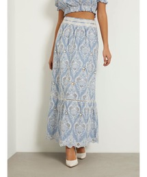 Guess | FRIDA Long Embro Skirt スカート(スカート)