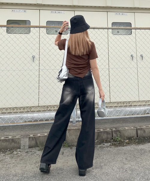 【セール】シルバーモチーフカットアウトデニムパンツ（デニムパンツ）｜non-hedge（ノンヘッジ）