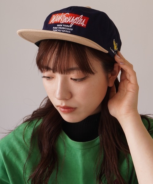 Mark Gonzales(マーク・ゴンザレス)の「刺繍 フラット キャップ / BB CAP 【(What it isNt)ART BY MARKGONZALES / (ワットイットイズント) アートバイ マークゴンザレス 】(キャップ・メンズ・H/A/F/E/D/C/G/B・FREE)」の3枚目の写真