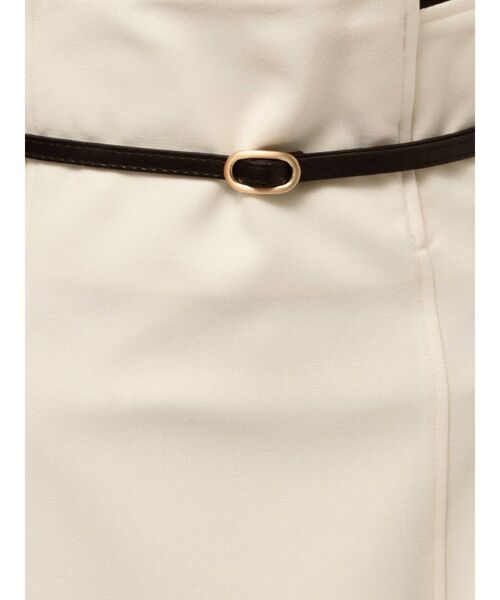 LAGUNAMOON（ラグナムーン）の「バイカラーベルトスカート（スカート・レディース・チャコールグレー/ホワイト・SMALL/MEDIUM）」の16枚目の写真