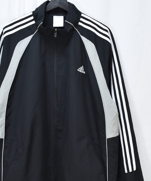 adidas(アディダス)の「【ヴィンテージ古着】adidas / アディダス ロゴ刺繍入り フルジップジャケット(ブルゾン・メンズ・ブラック・X-LARGE)」の6枚目の写真