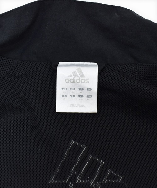 adidas(アディダス)の「【ヴィンテージ古着】adidas / アディダス ロゴ刺繍入り フルジップジャケット(ブルゾン・メンズ・ブラック・X-LARGE)」の7枚目の写真
