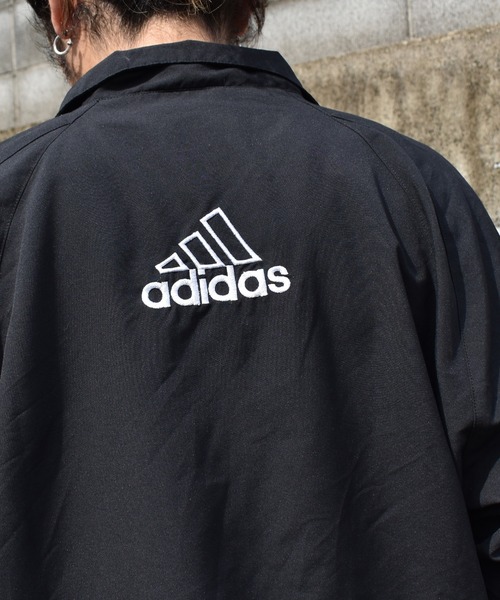 adidas(アディダス)の「【ヴィンテージ古着】adidas / アディダス ロゴ刺繍入り フルジップジャケット(ブルゾン・メンズ・ブラック・X-LARGE)」の3枚目の写真
