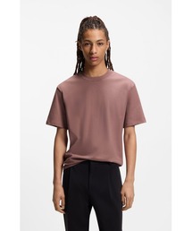 HUGO BOSS（ヒューゴボス）の「HUGOロゴプリント リラックスフィット コットンTシャツ（Tシャツ/カットソー）」