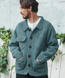 mcg3486-【HIMALAYAN CLIMBERS HAND-KNIT】手編みカバーオールカーディガン