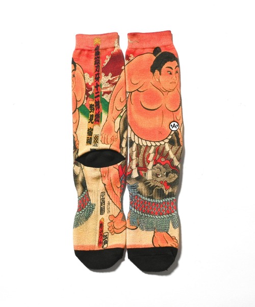 Lafayette（ラファイエット）の「A-KILLER × THREE TIDES TATTOO x バキ道 / グラップラー刃牙 SOCKS 野見宿禰 靴下 bkakttt-012（ソックス/靴下・メンズ・マルチ・ONE SIZE）」の2枚目の写真