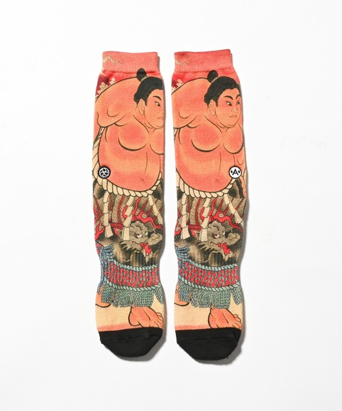 Lafayette（ラファイエット）の「A-KILLER × THREE TIDES TATTOO x バキ道 / グラップラー刃牙 SOCKS 野見宿禰 靴下 bkakttt-012（ソックス/靴下・メンズ・マルチ・ONE SIZE）」の3枚目の写真