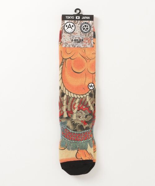 Lafayette（ラファイエット）の「A-KILLER × THREE TIDES TATTOO x バキ道 / グラップラー刃牙 SOCKS 野見宿禰 靴下 bkakttt-012（ソックス/靴下・メンズ・マルチ・ONE SIZE）」の6枚目の写真