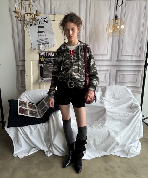 SHAGGIE（シャギー）の「アウトポケットヴィンテージバッグ（ショルダーバッグ・レディース・ブラック/ブラウン/レッド・FREE）」の11枚目の写真