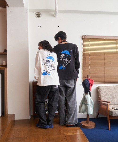 kaoyorinakami（カオヨリナカミ）の「RAIN BOY　TEE / レインボーイロンT（Tシャツ/カットソー・メンズ・ホワイト/ブラック・X-SMALL/X-LARGE/LARGE/MEDIUM/SMALL）」の11枚目の写真