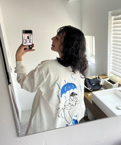 kaoyorinakami（カオヨリナカミ）の「RAIN BOY　TEE / レインボーイロンT（Tシャツ/カットソー・メンズ・ホワイト/ブラック・X-SMALL/X-LARGE/LARGE/MEDIUM/SMALL）」の17枚目の写真