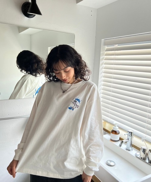 kaoyorinakami（カオヨリナカミ）の「RAIN BOY　TEE / レインボーイロンT（Tシャツ/カットソー・メンズ・ホワイト/ブラック・X-SMALL/X-LARGE/LARGE/MEDIUM/SMALL）」の18枚目の写真