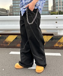 sedacle | 切り替えデザイン配色ステッチパンツ(その他パンツ)