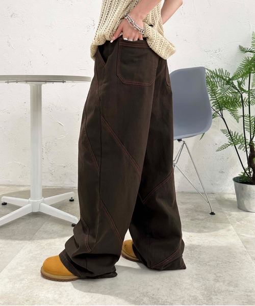 ネメス 切り替えパンツ デニム切り替えパンツ パンツ メンズ ボトムス 送料無料・メール