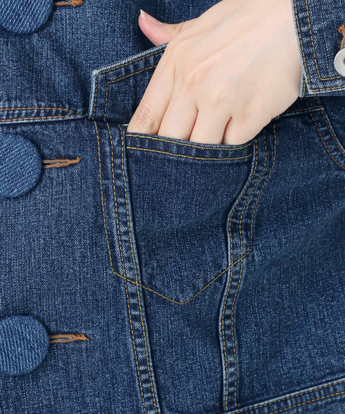 セール】IENA LA BOUCLE クロップドデニムジャケット（デニム