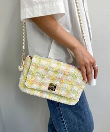 fredy emue | ツィードフラップバッグ(ショルダーバッグ)