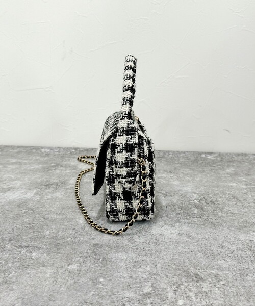 fredy emue（フレディエミュ）の「ツィードフラップバッグ（ショルダーバッグ・レディース・ホワイト系その他/ブラック系その他・FREE）」の18枚目の写真