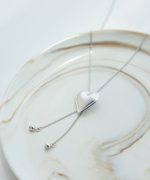 ROPE' PICNIC（ロペピクニック）の「ハートモチーフラリエット（ネックレス・レディース・ゴールド/シルバー・FREE）」の2枚目の写真