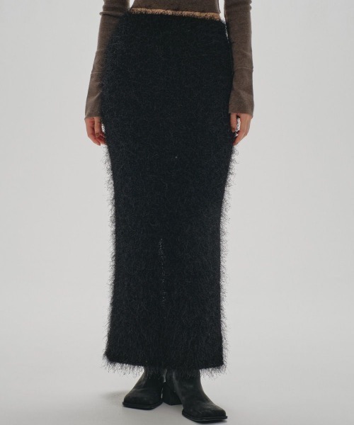 TODAYFUL（トゥデイフル）の「TODAYFUL Shaggy Knit Skirt シャギー