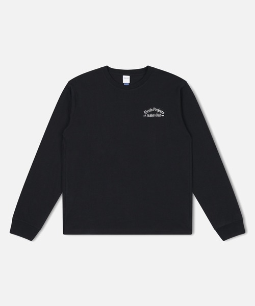 Rivvia PROJECTS(リヴィアプロジェクツ)の「【Rivvia PROJECTS】FLAG LS T-SHIRT / フラッグ ロングスリーブティーシャツ(Tシャツ/カットソー・メンズ・ブラック・MEDIUM/LARGE/X-LARGE)」の1枚目の写真