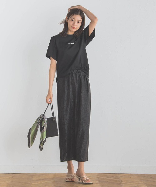 Droite lautreamont（ドロワットロートレアモン）の「【WEB別注】MINIロゴTシャツ≪洗濯機で洗える≫（Tシャツ/カットソー・レディース・ネイビー/オフホワイト/ブラック・M）」の11枚目の写真