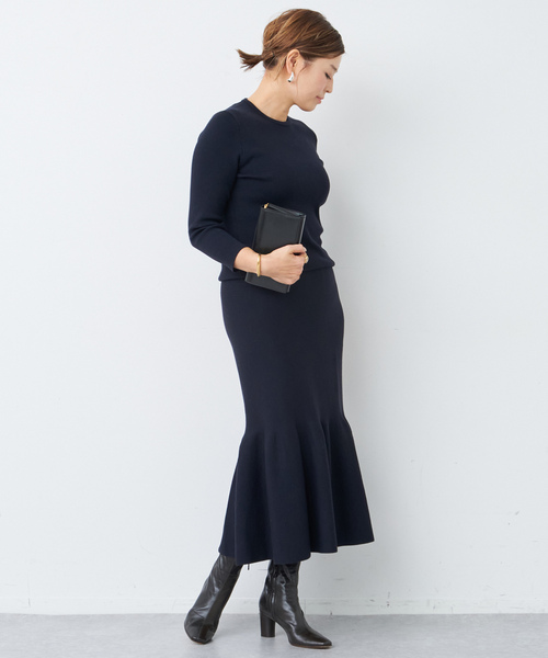 MUSE de Deuxieme Classe レザースカート 36