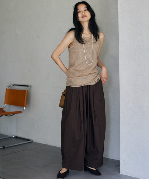 BARNYARDSTORM（バンヤードストーム）の「BARNYARDSTORM / モヘアタンク / ハンドウォッシャブル（ニット/セーター・レディース・ベージュ/グレー/レッド/ブルー・FREE）」の8枚目の写真