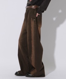 【UNISEX/3サイズ展開】ラインオーバーダイデニム