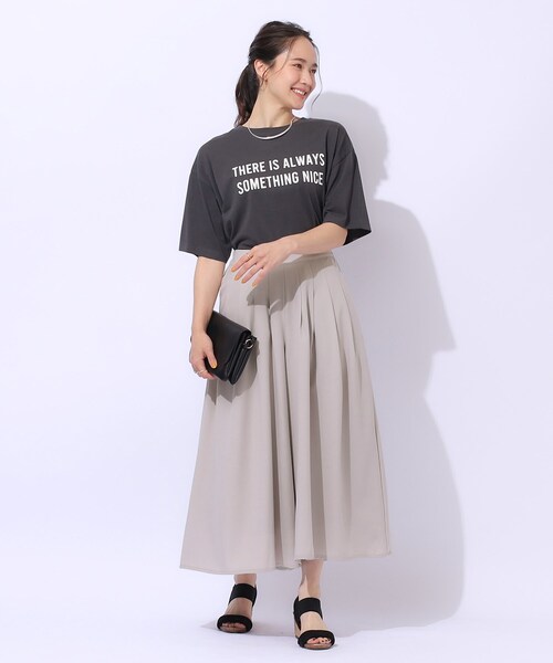 DRESKIP（ドレスキップ）の「楽してキレイが叶う タックスカーチョ（その他パンツ・レディース・ネイビー/ナチュラル/ブルー・04/03/02）」の6枚目の写真