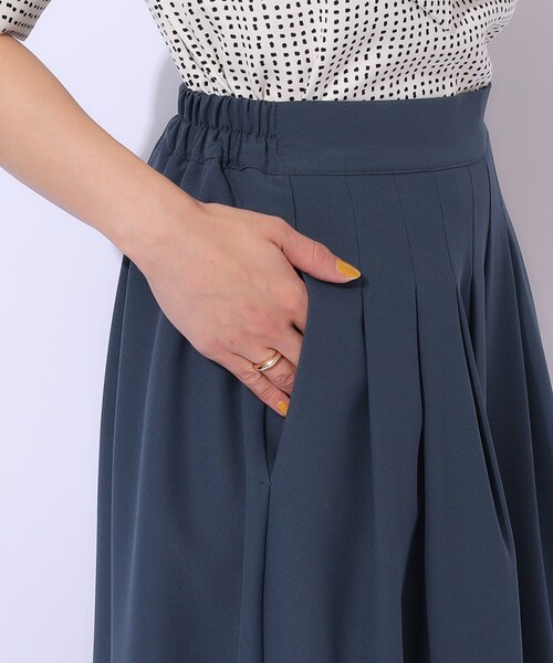 DRESKIP（ドレスキップ）の「楽してキレイが叶う タックスカーチョ（その他パンツ・レディース・ネイビー/ナチュラル/ブルー・04/03/02）」の20枚目の写真