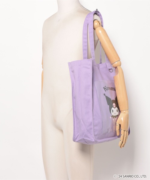 sanrio（サンリオ）の「【sairio/サンリオ】クリアポケット帆布トート（トートバッグ・メンズ・その他3/その他2/その他5/その他4・FREE）」の8枚目の写真