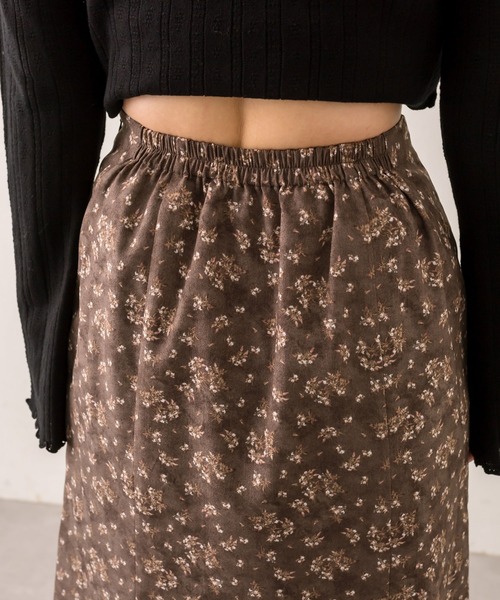 OLIVE des OLIVE（オリーブデオリーブ）の「レースアップバイアススカート（スカート・レディース・オフホワイト/ブラウン/ネイビー・FREE）」の13枚目の写真