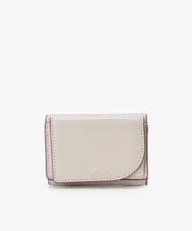 agnès b. ベージュ　三つ折り財布 値下げagnès b. アニエスベー ベージュ 三つ折り財布 - メルカリ