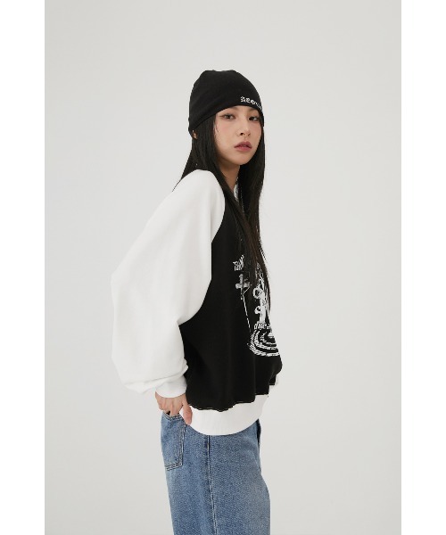 A'GEM/9 × .kom 『ACOVER/オコボ』 Dreaming Raglan Sweats