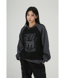 A'GEM/9 × .kom 『ACOVER/オコボ』 Dreaming Raglan Sweats