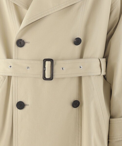 セール】ノンマーセライズドコットンギャバジン トレンチコート