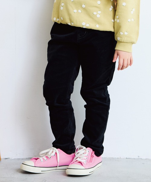 Life Support Products（ライフサポートプロダクツ）の「コールテンストレートパンツ（その他パンツ・キッズ・ブラック/サーモンピンク/ワインレッド/グリーン/ライトブルー/マスタード・120/110/100/95/80/140/130/150/90）」の2枚目の写真