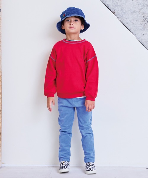 Life Support Products（ライフサポートプロダクツ）の「コールテンストレートパンツ（その他パンツ・キッズ・ブラック/サーモンピンク/ワインレッド/グリーン/ライトブルー/マスタード・120/110/100/95/80/140/130/150/90）」の17枚目の写真