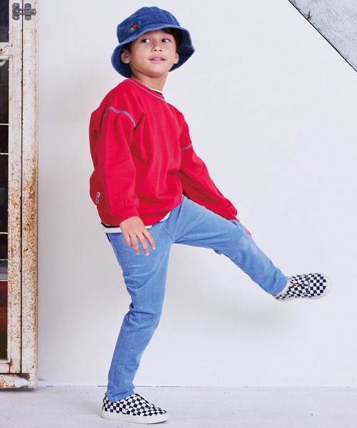 Life Support Products（ライフサポートプロダクツ）の「コールテンストレートパンツ（その他パンツ・キッズ・ブラック/サーモンピンク/ワインレッド/グリーン/ライトブルー/マスタード・120/110/100/95/80/140/130/150/90）」の21枚目の写真