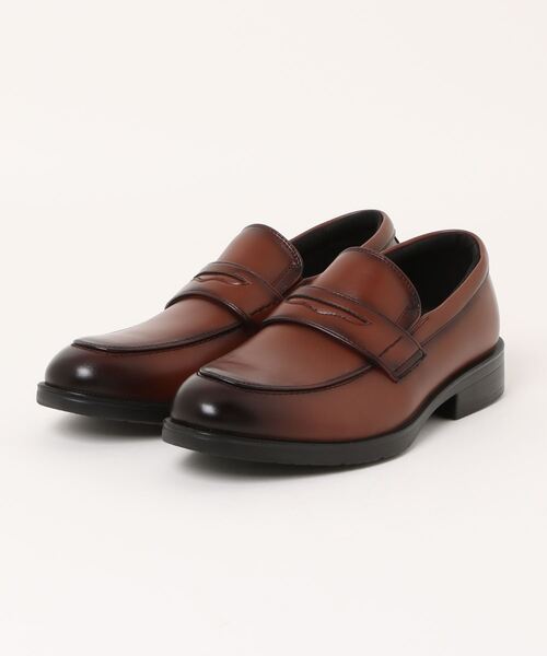 ON&OFF(オンアンドオフ)の「【ON&OFF】 <ローファー>幅広 4E 防水 ビジネスシューズ【24.5cm~28.0cm】(ローファー・メンズ・ブラック/ブラウン・24.5cm/25.0cm/25.5cm/26.0cm/26.5cm/27.0cm/27.5cm/28.0cm)」の1枚目の写真