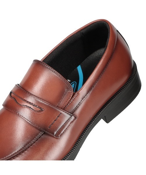 ON&OFF(オンアンドオフ)の「【ON&OFF】 <ローファー>幅広 4E 防水 ビジネスシューズ【24.5cm~28.0cm】(ローファー・メンズ・ブラック/ブラウン・24.5cm/25.0cm/25.5cm/26.0cm/26.5cm/27.0cm/27.5cm/28.0cm)」の5枚目の写真