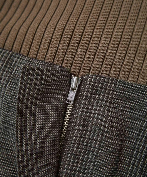 VIS（ビス）の「【SET】ビスチェセット裾ミニフリルリブニットワンピース（ワンピース・レディース・ベージュ/ブラウン/ブラック系その他・FREE）」の11枚目の写真