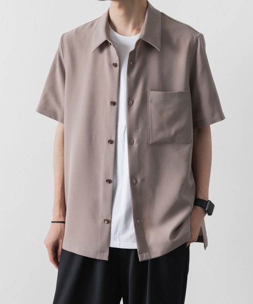 ATTACHMENT(アタッチメント)の「【 直営店・ZOZOTOWN限定 】PE ライトトロピカル レギュラーカラーシャツ S/S / PE LIGHT TROPICAL REGULAR COLLAR SHIRT S/S(シャツ/ブラウス・メンズ・ネイビー/ブラック/ライトベージュ/ライトグリーン・2/1/3/4)」の19枚目の写真